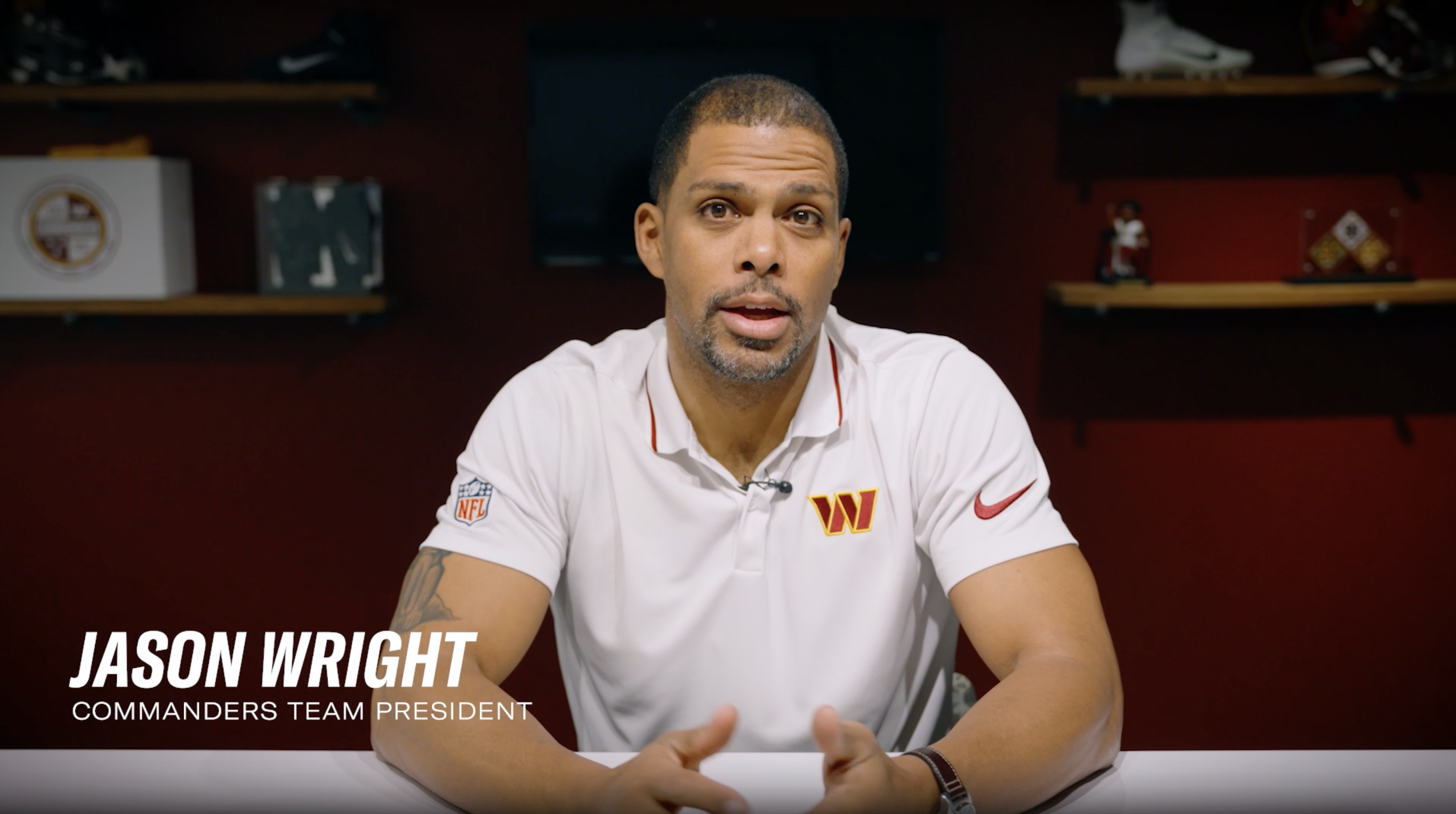 Washington Commanders executive talks about stadium ordering management.